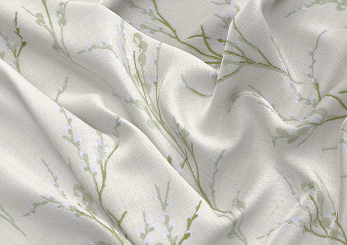 Laura Ashley Pussy Willow Embroidery, Hedgerow - Roman Blind - Image 4